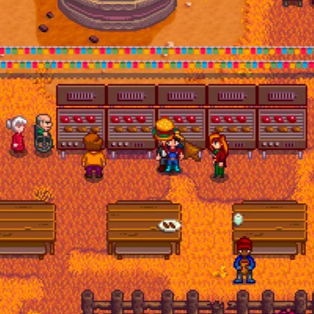 The Fall Festival in Stardew Valley